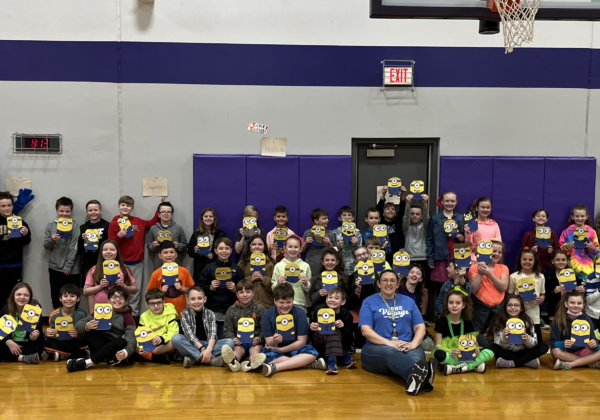 Harrison County Public Library Brings Pete the Cat to Lanesville Elementary School