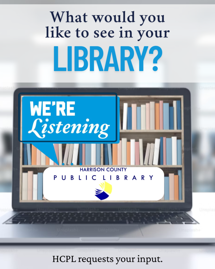 2025 survey image - HCPL Requests Your Input