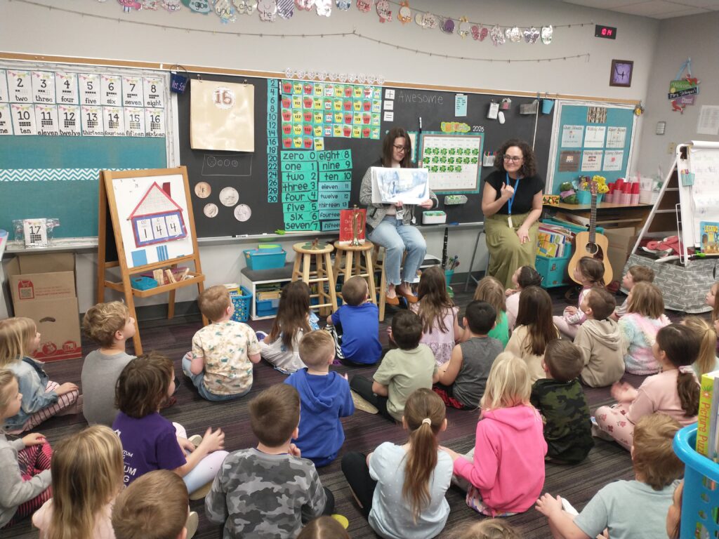 Author Janna Matthies visits Lanesville Elementary School